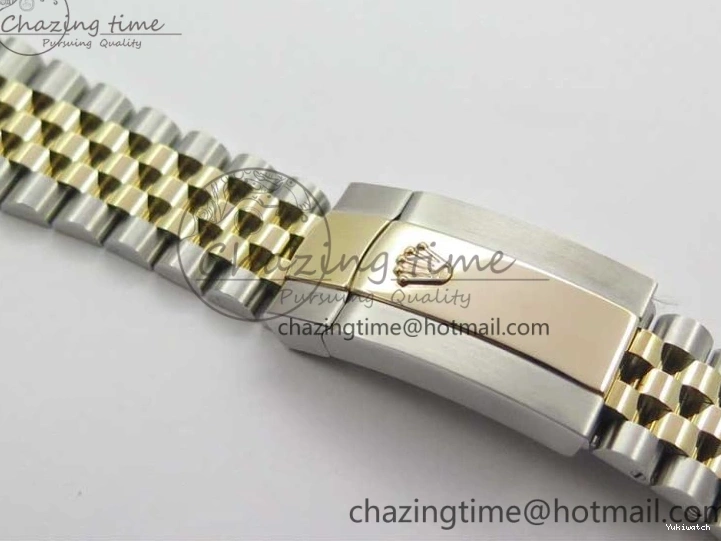 Best Bracelet Dial WWF Stick 126333 Edition 41 Makers YG Jubilee DateJust Wrapped Gold Wrapped SS SS A2836 on YG 0410